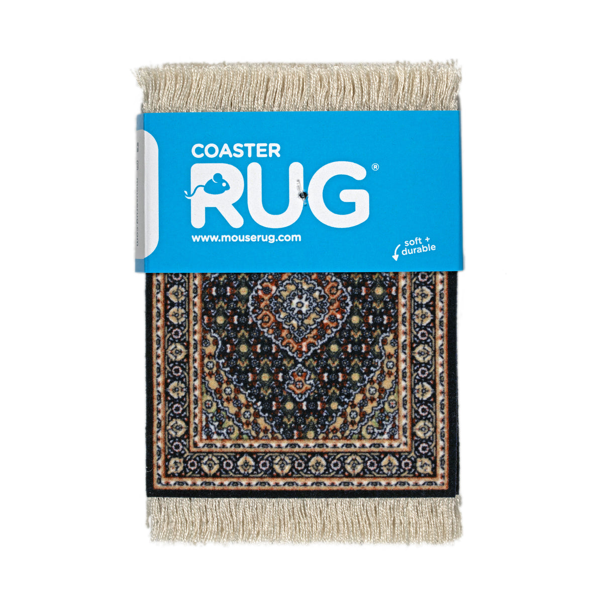 Midnight Persian CoasterRug Set – MouseRugs by FiberLok
