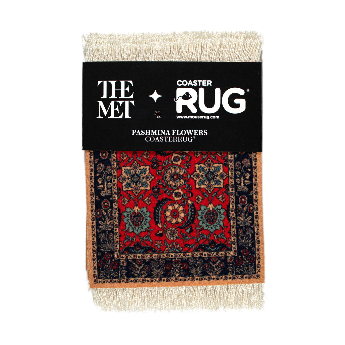 Pashmina Flowers CoasterRug Set – MouseRugs by FiberLok