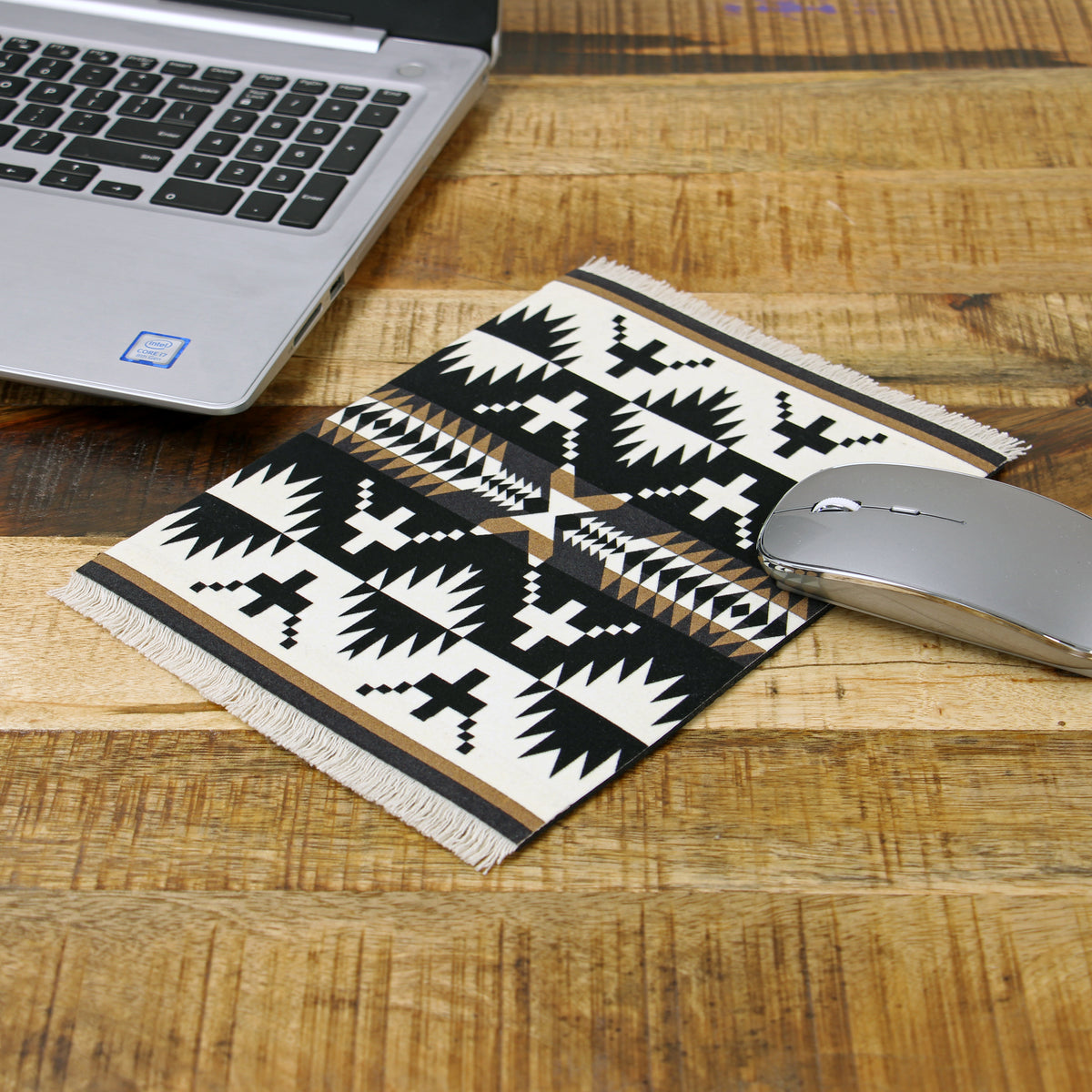 Pendleton 幾何学模様 ウールラグ 41-PSR-1-wood-