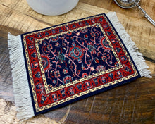 Load image into Gallery viewer, Deep Blue Bergamo CoasterRug Set