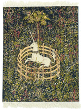 Load image into Gallery viewer, The Unicorn Rests in a Garden MouseRug