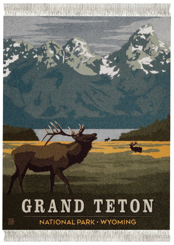 Grand Teton National Park Mouse Rug