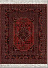 Load image into Gallery viewer, Antique Red Afghan Mouse Rug