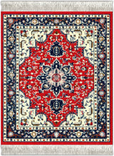 Load image into Gallery viewer, Tabriz Heriz Coaster Rug