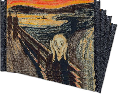 The Scream by Edvard Munch Coaster Rug Set