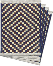 Load image into Gallery viewer, Checkerboard Serape Coaster Rug Set