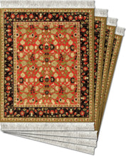 Load image into Gallery viewer, Mughal Lotus Coaster Rug Set