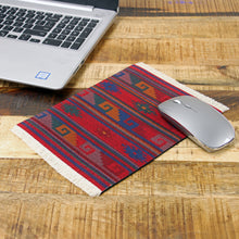 Load image into Gallery viewer, Deep Red Zapotec MouseRug