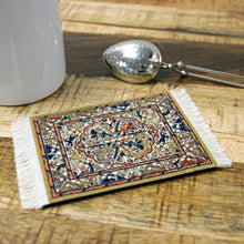 Load image into Gallery viewer, Dusty Gold Ancient Oriental CoasterRug Set