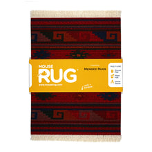 Load image into Gallery viewer, Deep Red Zapotec MouseRug