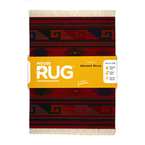 Deep Red Zapotec MouseRug