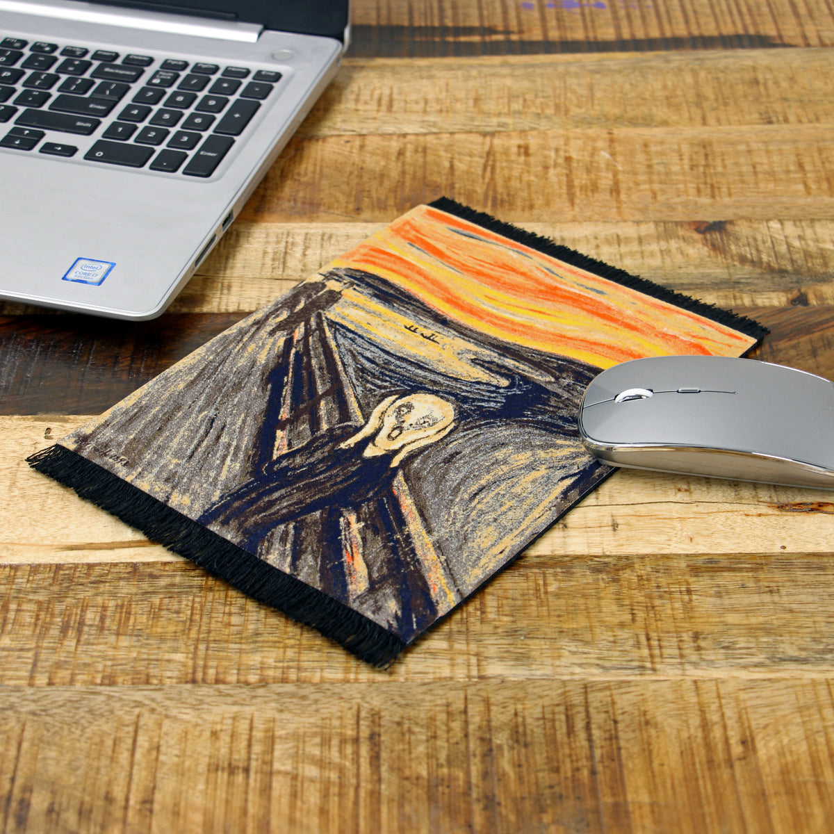 The Scream by Edvard Munch MouseRug – MouseRugs by FiberLok
