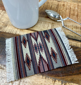 Earthtone Southwest CoasterRug Set