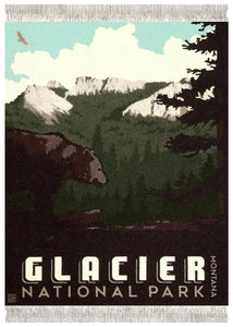 Glacier National Park Mouse Rug