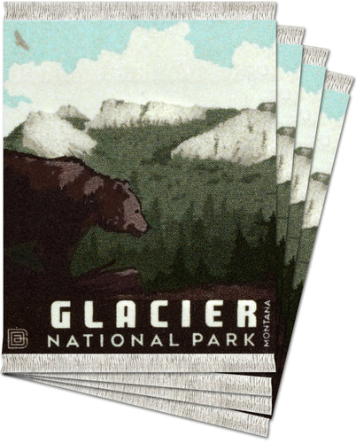 Glacier National Park Coaster Rug Set