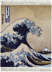 The Great Wave off Kanagawa Coaster Rug