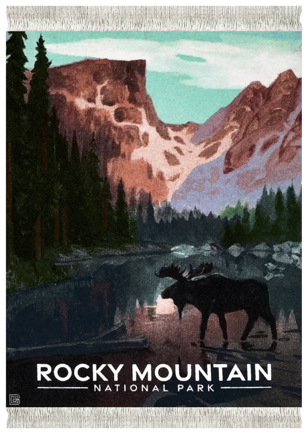 Rocky Mountain National Park Mouse Rug