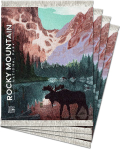 Rocky Mountain National Park Coaster Rug Set