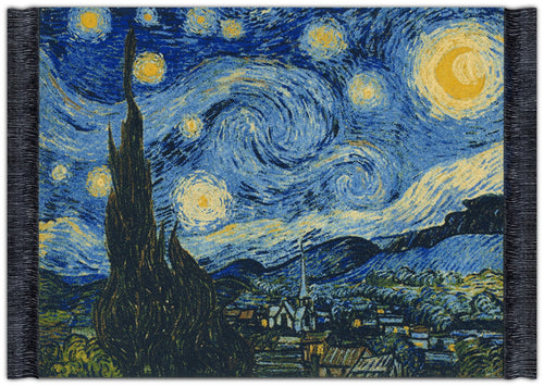 The Starry Night by Vincent Van Gogh Mouse Rug