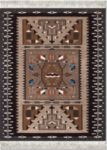 Bessie Barber Navajo Weaving Mouse Rug