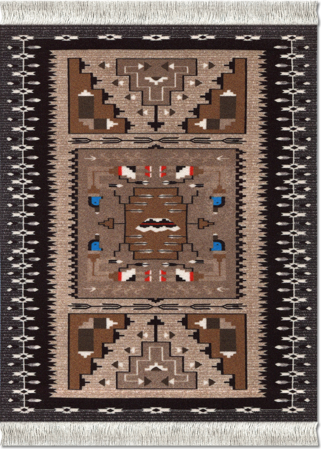 Bessie Barber Navajo Weaving Mouse Rug