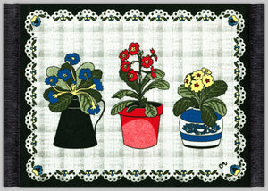 Potted Primrose Mouse Rug