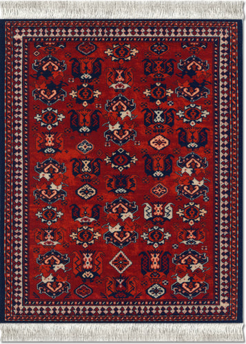 Early Turkmen Mouse Rug