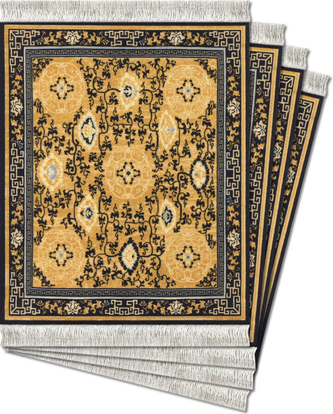 Five Medallions Coaster Rug Set