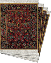 Load image into Gallery viewer, Floral Arabesque Coaster Rug Set