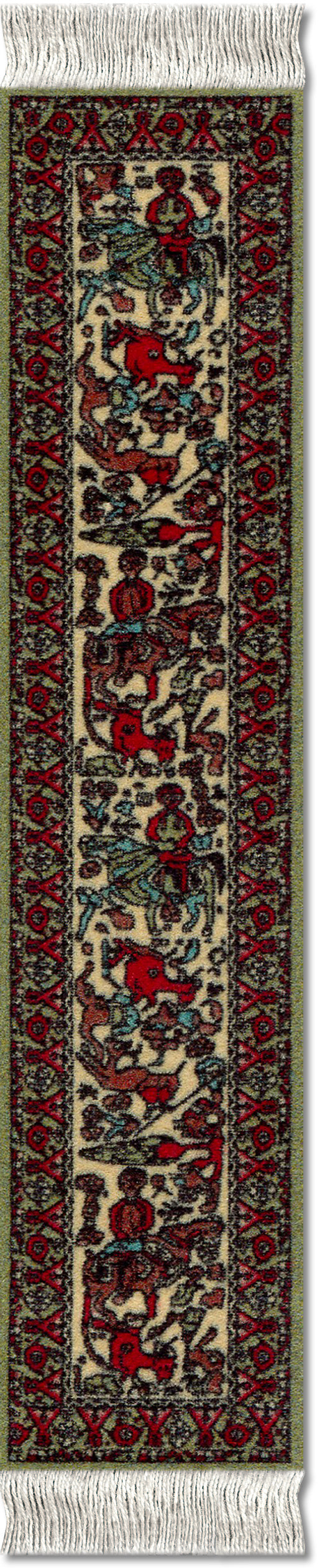 Jade Fars Pictorial Book Rug