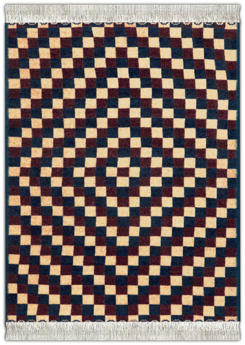 Checkerboard Serape Mouse Rug