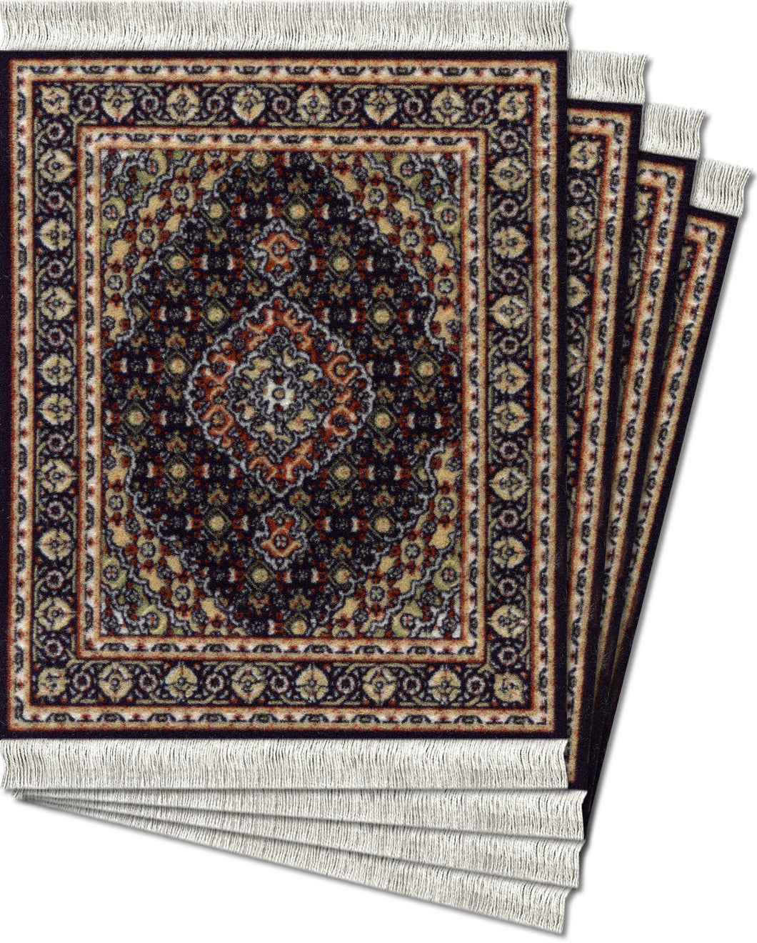 Midnight Persian Coaster Rug Set