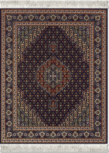 Midnight Persian Mouse Rug