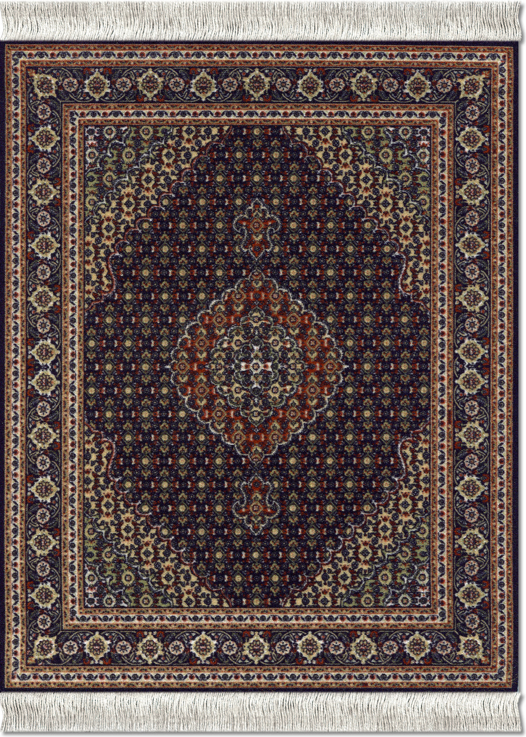 Midnight Persian Mouse Rug