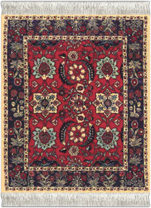 Pashmina Flowers Coaster Rug