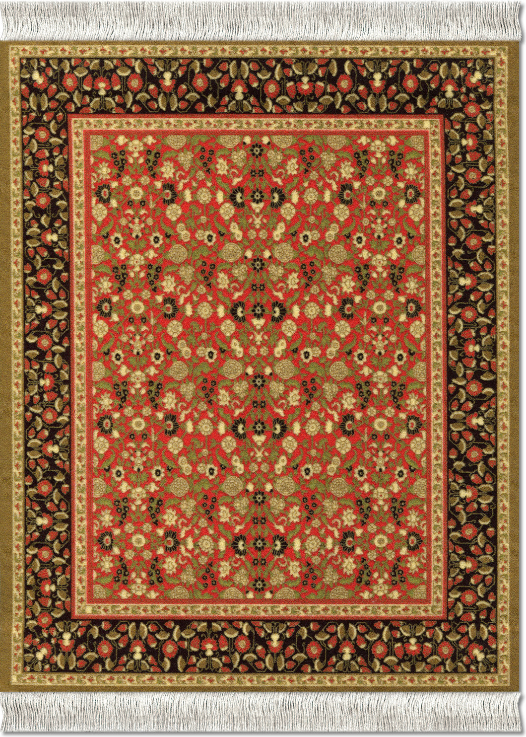 Mughal Lotus Mouse Rug