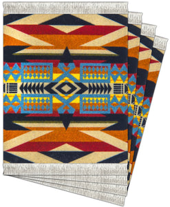 Fire Legend Coaster Rug Set