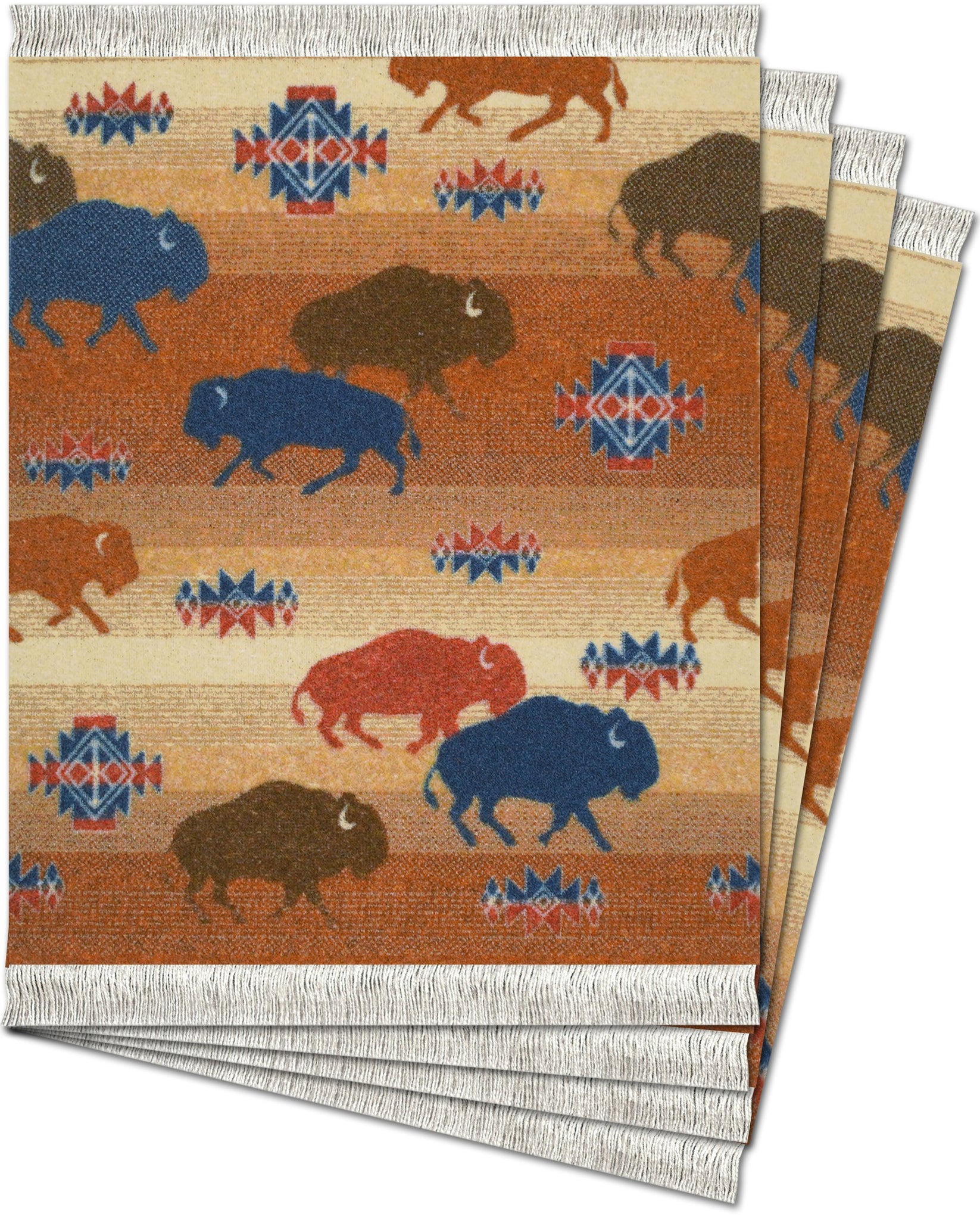 Pendleton® Prairie Rush Hour CoasterRug Set – MouseRugs by FiberLok