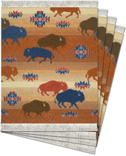Load image into Gallery viewer, Prairie Rush Hour Coaster Rug Set