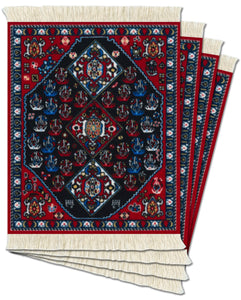 Persian Qashqai Carpet Coaster Rug Set