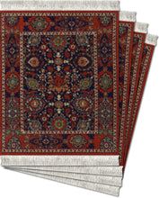 Load image into Gallery viewer, Rosette Palmette Coaster Rug Set