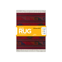 Load image into Gallery viewer, Deep Red Zapotec Mouse Rug